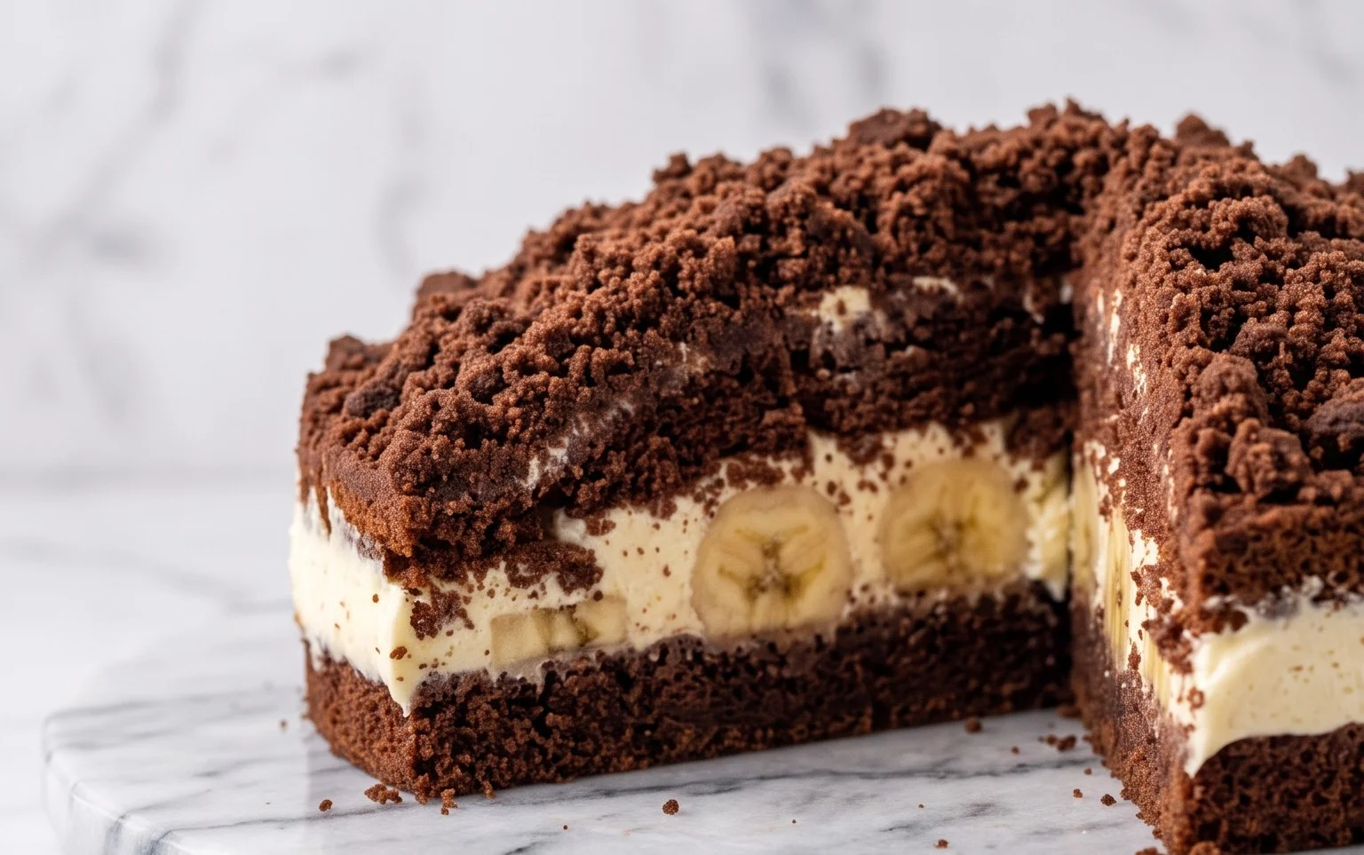 Maulwurfkuchen mit Banane: Saftig-fruchtiger Genuss